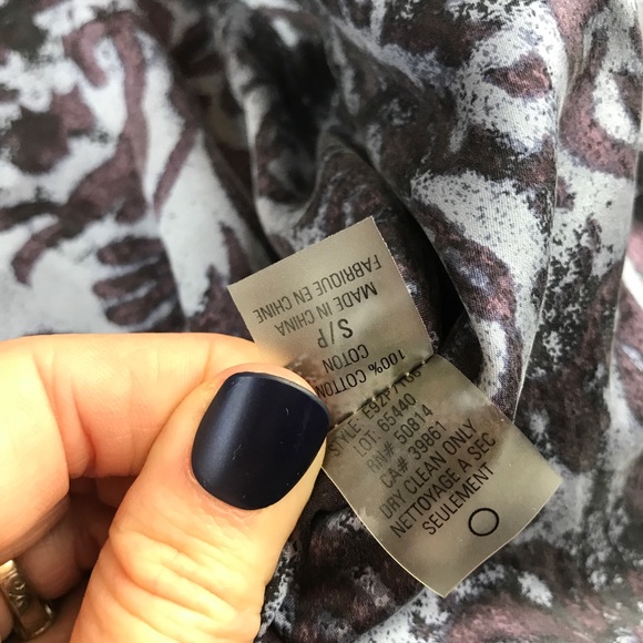 Elie Tahari Blue Cotton Distressed Jacket - Picture 7 of 8